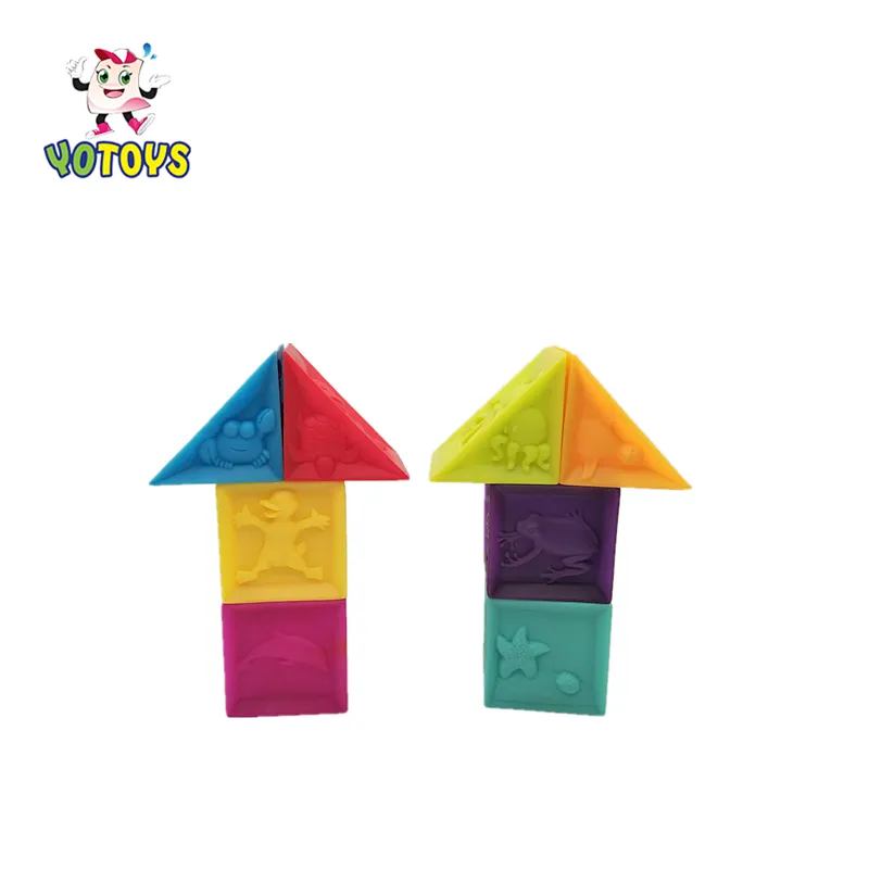 2019  Wholesale Mini Educational Geometric Sliding Block Toys  with Vinyl Material For kids