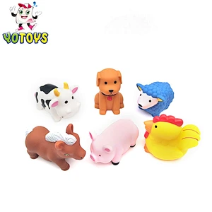 Top sale cow vinyl toy ,animal rubber toy , animal figure toy for sale