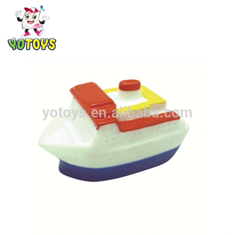 new design yacht Speed Boat ship shaped rubber PVC plastic plush kids baby bath toy