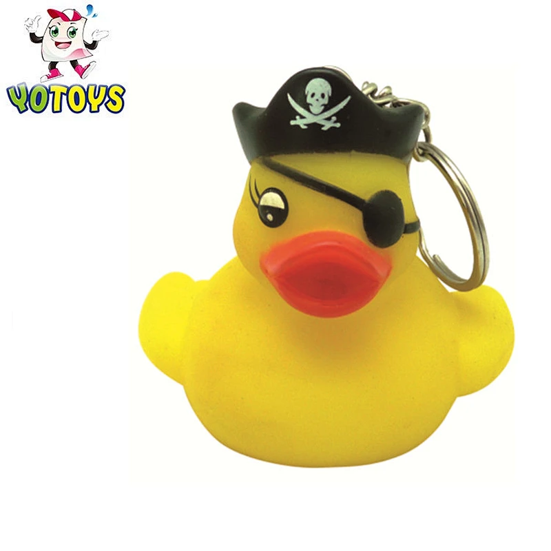 Hot sale promotional Soft PVC rubber keychain,funny rubber duck key ring gifts,kids toy