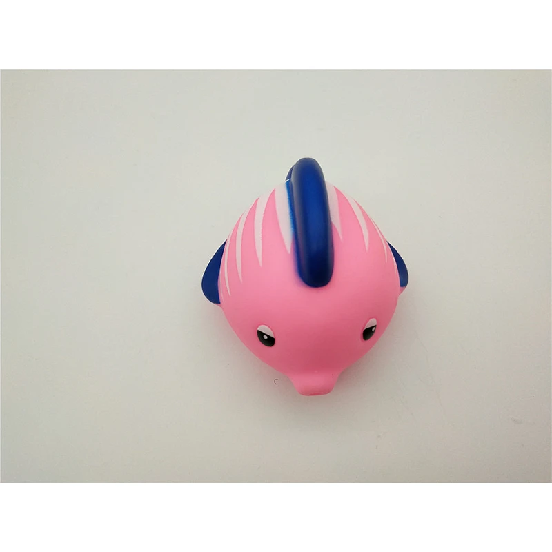 Swimming Squirt Mini Plastic Pink Fish Bath Toy