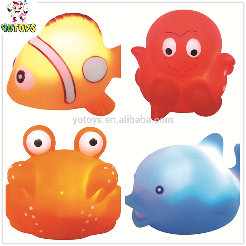 Electric LED fish swimming fish children toy PVC Fish kid pool toy