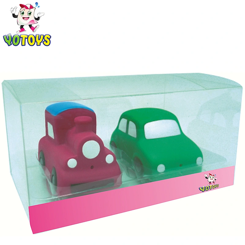EN71 passed rubber bath toy vehicle rubber toy set, rubber car plane train boat toy