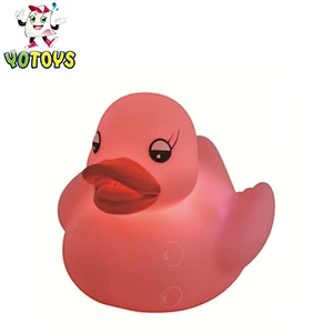 New Products led flashing cheap Light up bath duck