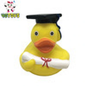 PVC Custom Rubber Duck plastic toy for baby