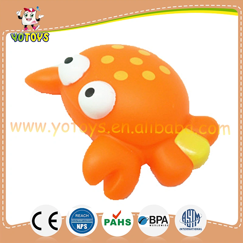 Wholesale baby shower toys, rubber bath toy, sea animal bath toy floating on water