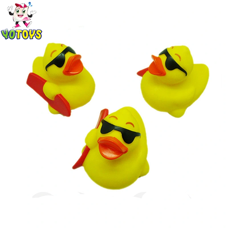 Assorted Sports Rubber Bathing Duckys Yellow Duck for Baby Bath Tub