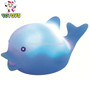 Electric LED fish swimming fish children toy PVC Fish kid pool toy