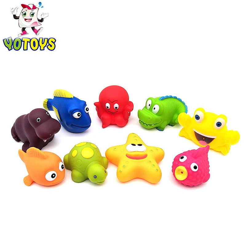 Bath Squirters Toys Figures for Kids Baby Shower Swim 6pcs