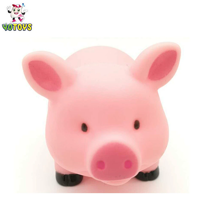 Funny Cute Farm Animal Squirting Floating Water Toy Rubber Vinyl Pig Toy