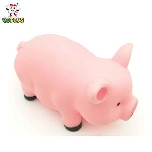 Funny Cute Farm Animal Squirting Floating Water Toy Rubber Vinyl Pig Toy