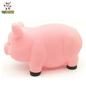Funny Cute Farm Animal Squirting Floating Water Toy Rubber Vinyl Pig Toy