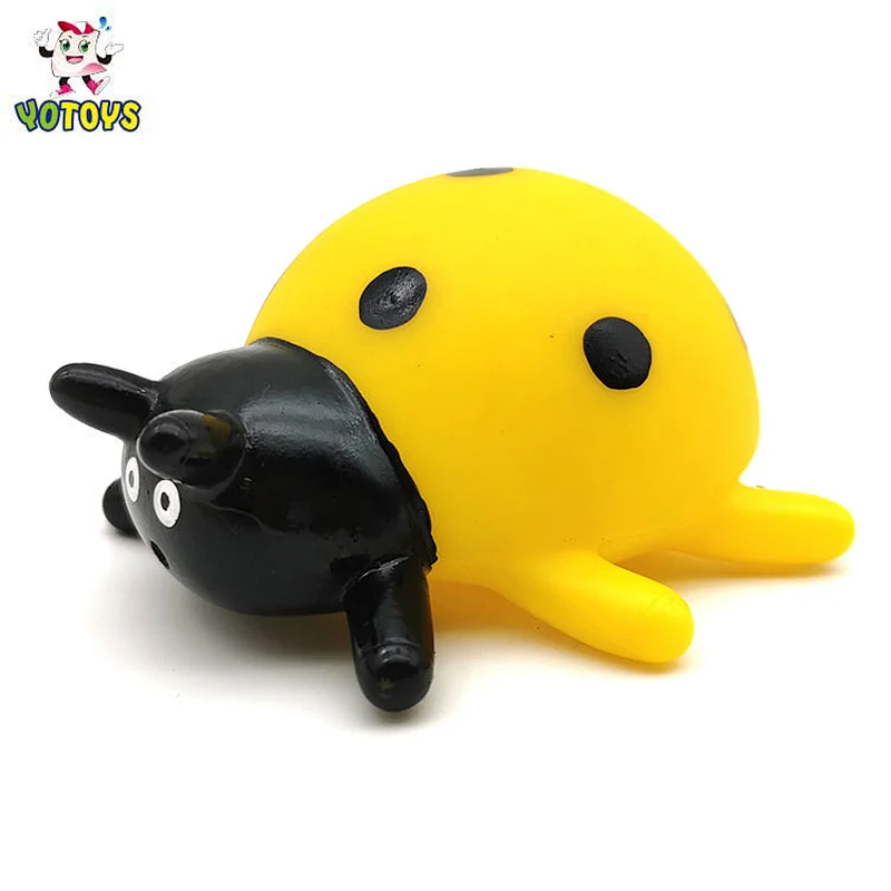 Top quality bath toy plastic ladybug PVC toy floating baby toy
