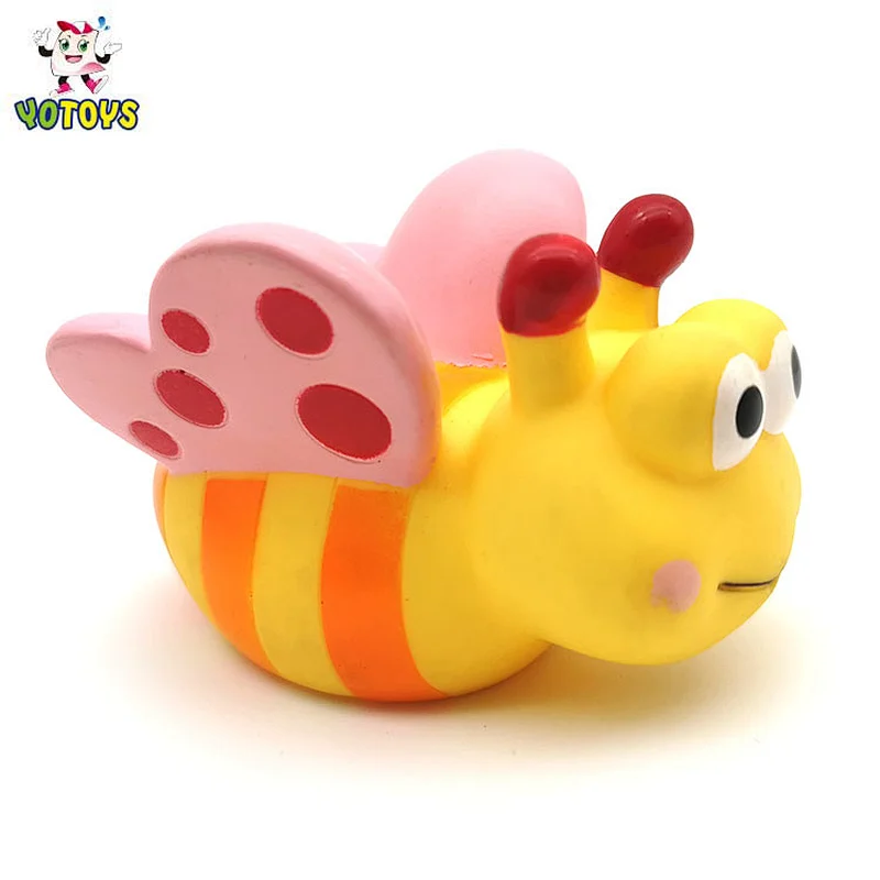 Top quality bath toy plastic ladybug PVC toy floating baby toy