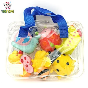 Top quality bath toy plastic ladybug PVC toy floating baby toy