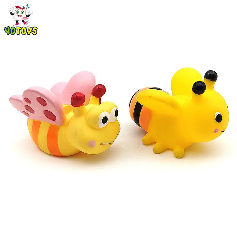 Top quality bath toy plastic ladybug PVC toy floating baby toy