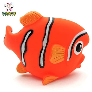 New design safety kids plastic floating fish toy baby bath toys
