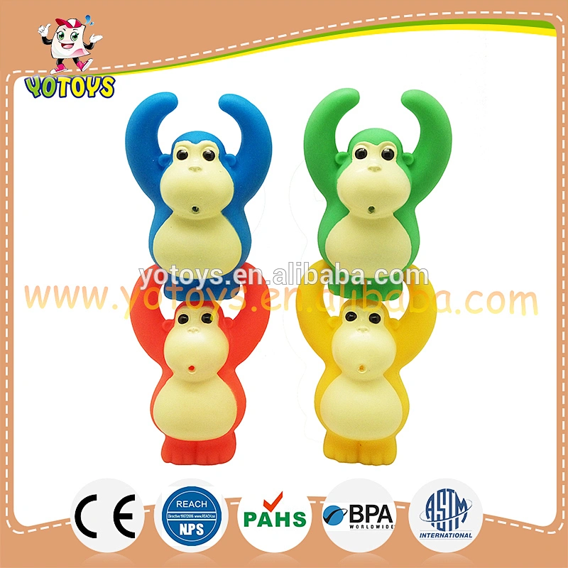 Non-phthalate kids plastic bath squirting toy monkey