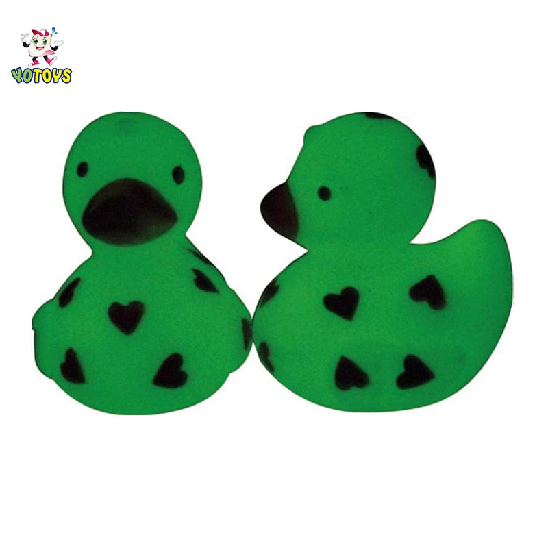 New Design Custom Glow in the Dark Rubber Duck Bath Toy