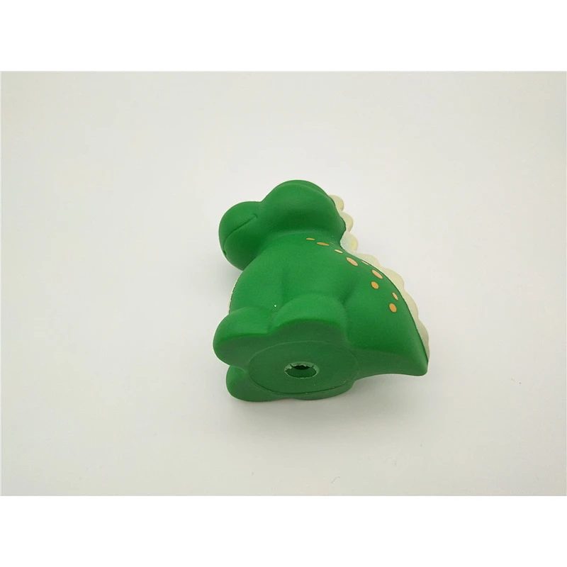 Custom Little Baby Cartoon Soft Rubber Dinosaur Toy with Squirter