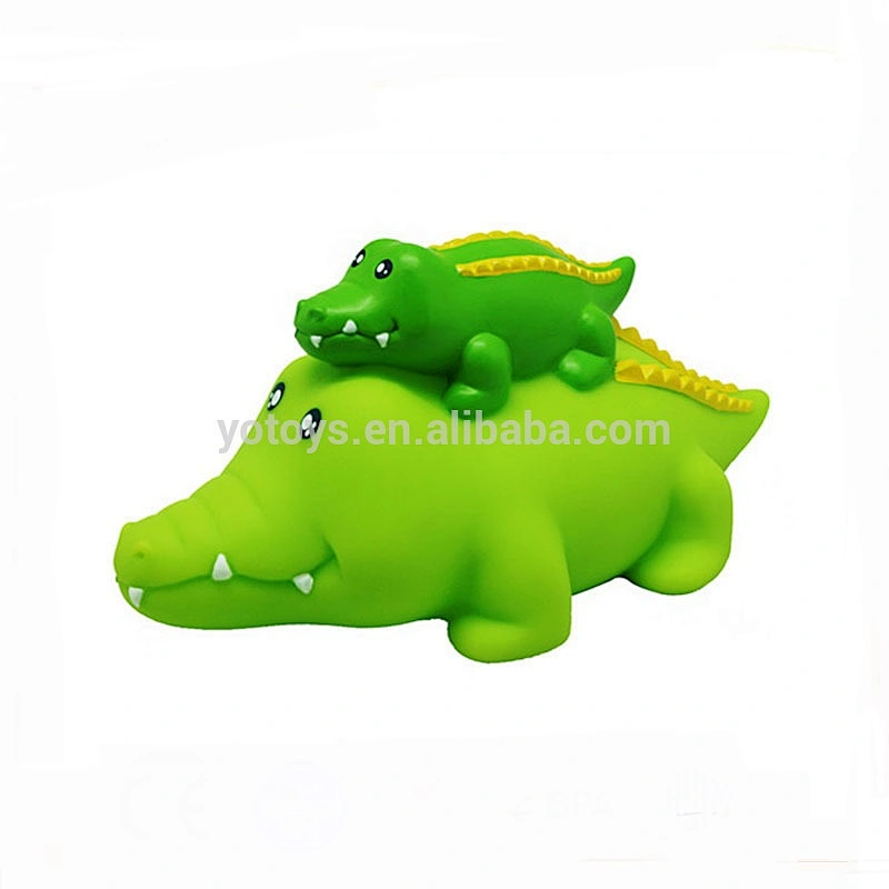 crocodile mom & kid christmas toys,vinyl toys animal sound,wedding decoration