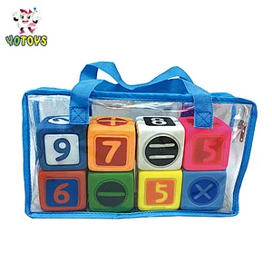 Top quality plastic toys En71 new number blocks promotional gift pvc toys educational toys for kids