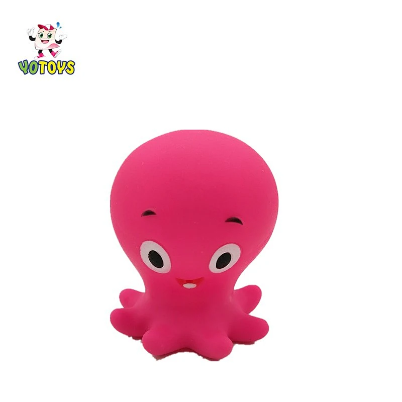 Hot sale cute small unique octopus toys for kids,  promotion mini  baby bath toys gifts
