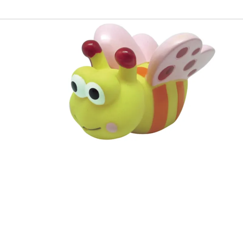 Cute Squirt mini car Rubber Baby Bath Toy for Kids