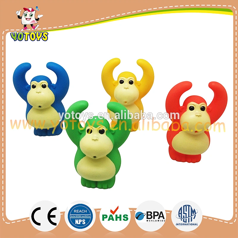 Non-phthalate kids plastic bath squirting toy monkey