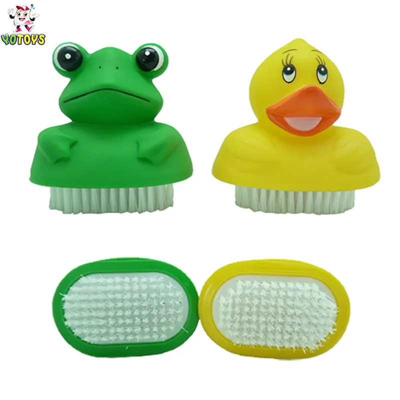 Hot sell Creative Wholesale Baby Product Bath Items Baby Nail Brush duck shape nail brush for child