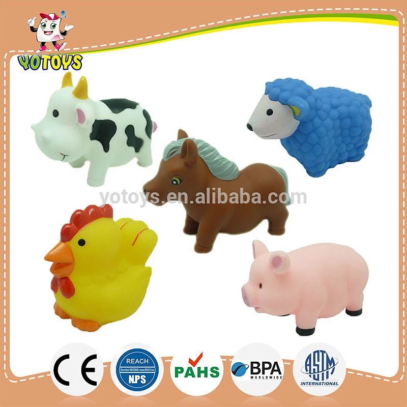 soft animal bath set, table decorations forest animal toys,crocodile bird rhino elephant toy figure custom
