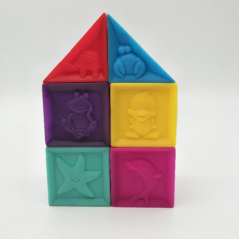 Funny Hot Sale Rubber Block Toy