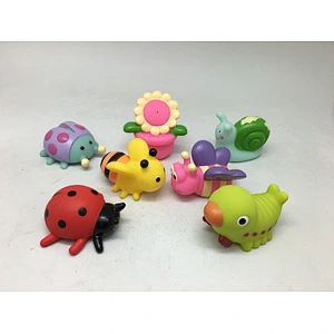 Vinyl toy bath snail toy safe material summer baby toys