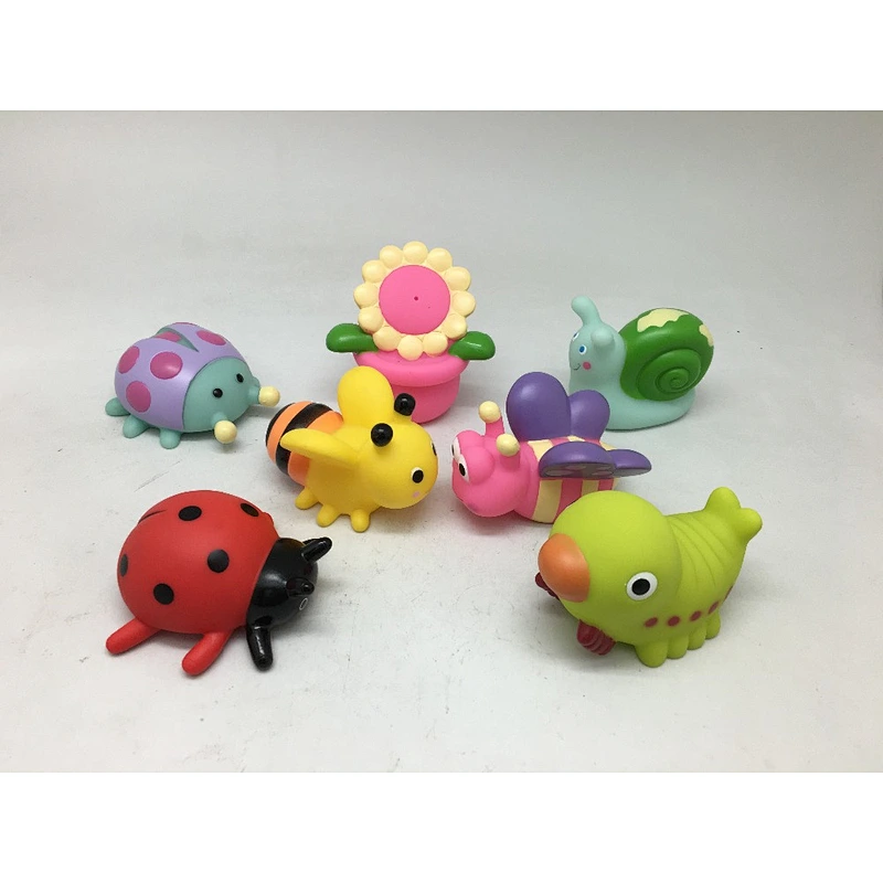 Vinyl toy bath snail toy safe material summer baby toys