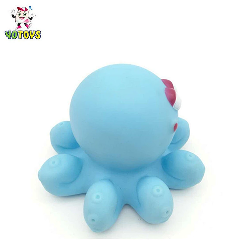 Spraying Water Mini Cute Octopus New Vinyl Sea Animal Toy for Children