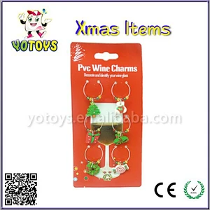 Christmas wine charms party supply!