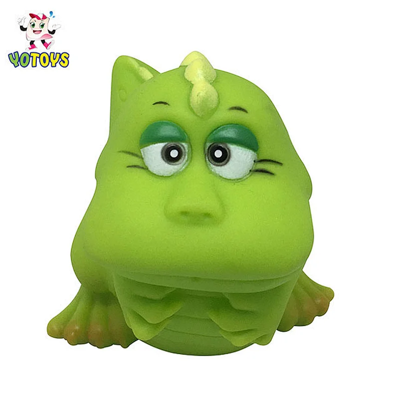 Lovely Water Spray toy Eco-friendly Rubber Green Dinosaur Toys kids smart toys for promotions