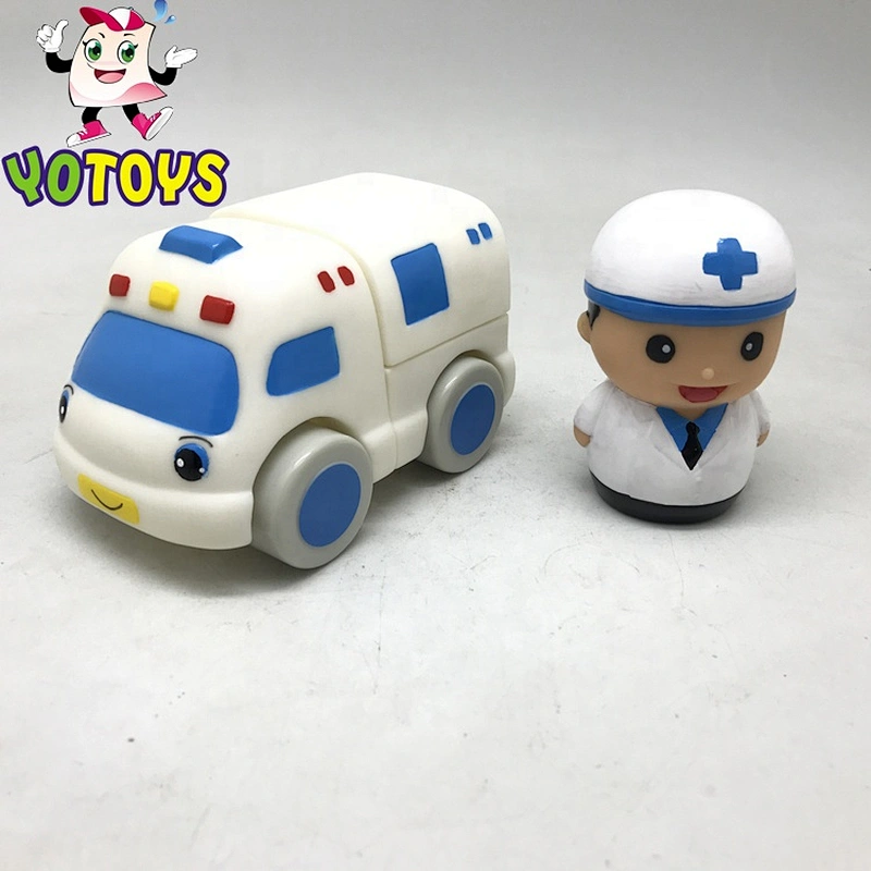 Hot Sale Plastic Pvc Vinyl manufacturer squeaky plastic vehicle car toys for kids