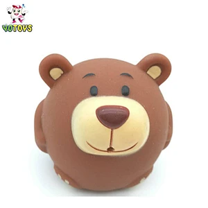 Plastic Floating Baby Product Bear Toy Bath Animal Water Squirters Rubber Toy