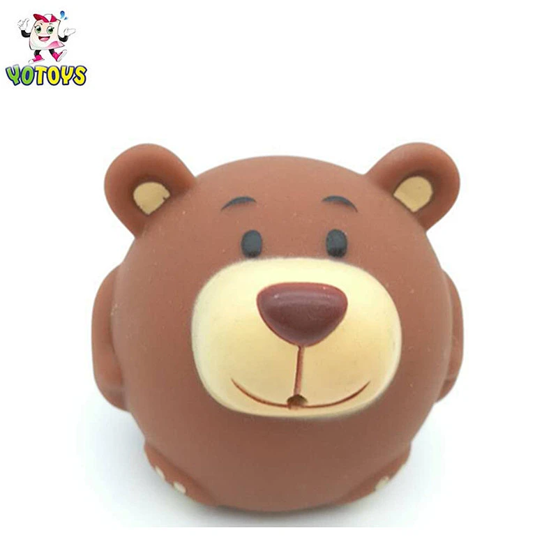 Plastic Floating Baby Product Bear Toy Bath Animal Water Squirters Rubber Toy