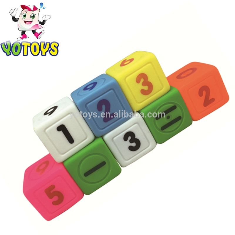 Educational Rubber Vinyl PVC building blocks for children gifts