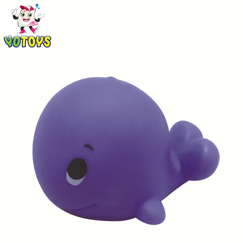 Water Squirter Blue Color Plastic Jumping Dolphin PVC Toy