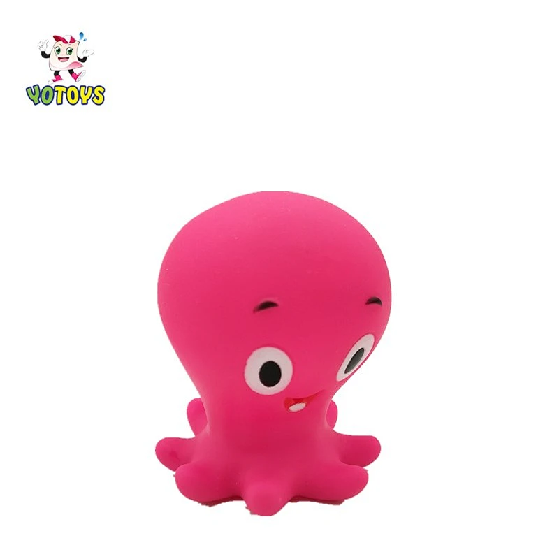 Hot sale cute small unique octopus toys for kids,  promotion mini  baby bath toys gifts