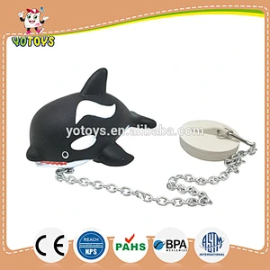 tub stopper, Vinyl PVC toy with metal chain and stopper