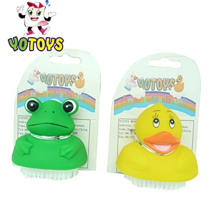 Hot sell Creative Wholesale Baby Product Bath Items Baby Nail Brush duck shape nail brush for child