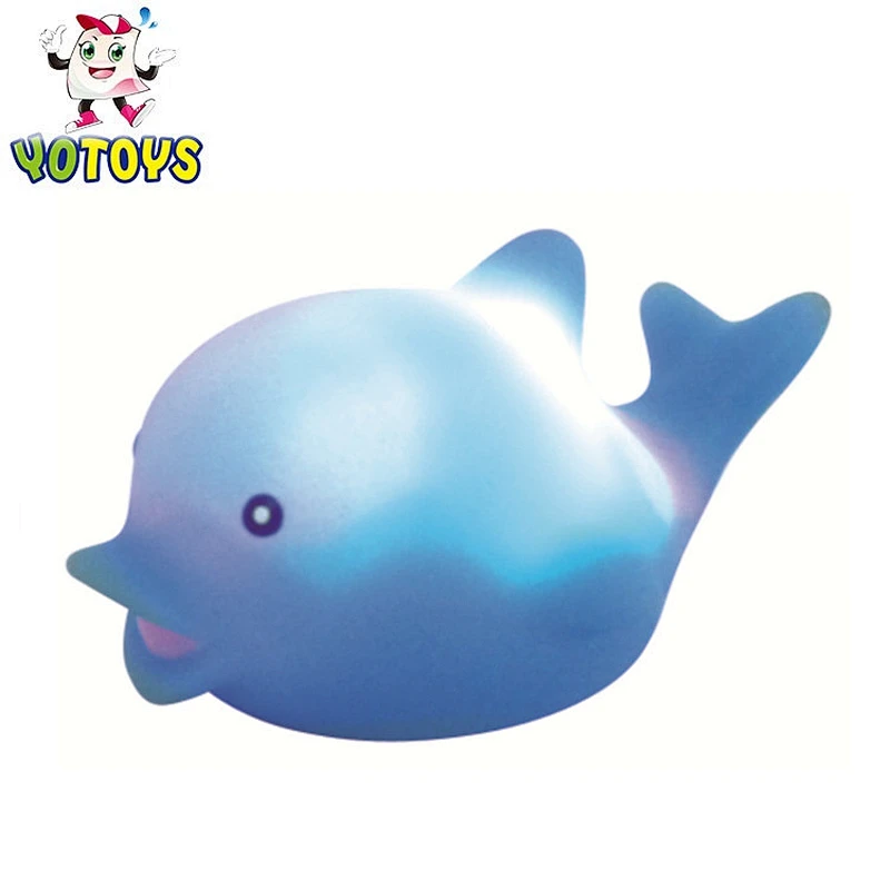 Light up Ocean whale baby flashing bath toy