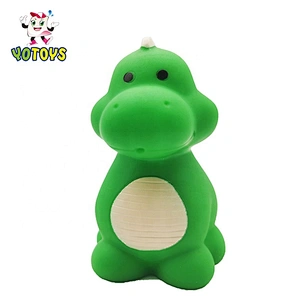 Retail And Wholesale PVC material children squirter custom design rubber mini dinosaurs baby toy
