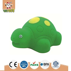 Floating Bath toy green mini turtle vinyl pet toy
