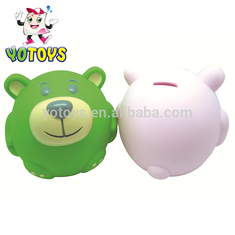 Hot selling unique style design bomb shaped gold color coin box wholesale cartoon piggy bank