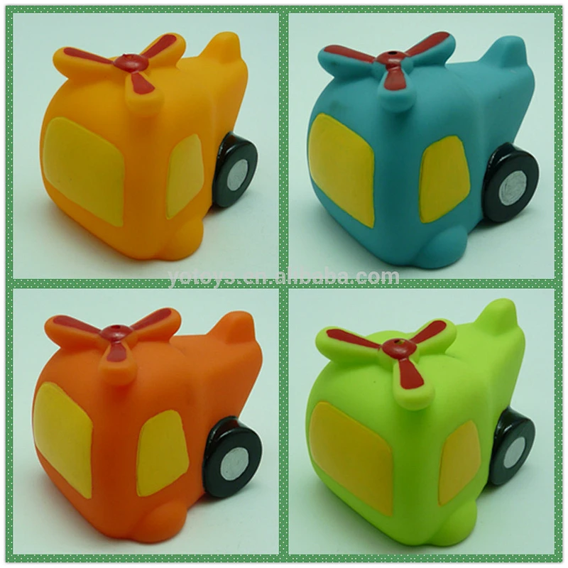 Cute colorful baby bathing toy helicopter